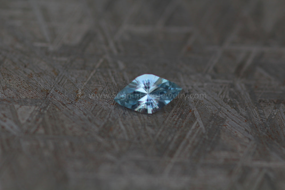 0.7 Carat Icy Blue Umba Sapphire Marquise- 8.1x4.5mm Sennin Esko Jewelry Blue Sapphire, Fantasy Cut Sapphire, Fantasy Sapphire, Fantasy Sapphire Ring, Gemstone, hand cut, Ic Ready To Ship Gemstones