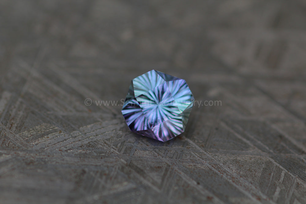 2 Carat Periwinkle Tanzanite Square Octagon - 7.9x7.2mm - Fantasy Cut Sennin Esko Jewelry Blue Tanzanite, Craft Supplies & Tools, Cushion Tanzanite, Fancy Tanzanite, Fantasy Cut, Fantasy Cut Past Hand Cut Gemstones