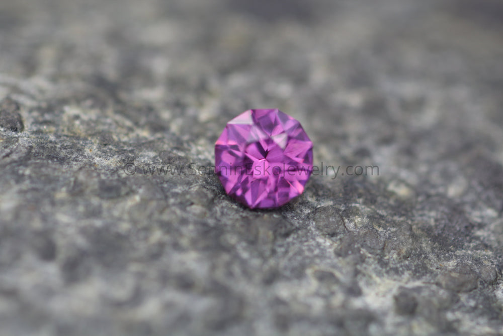 Umba Garnet Round Hand Cut Gemstone - Precision Cut 6mm Garnet Sennin Esko Jewelry Archive Tag, Brilliant Garnet, Garnet Enagement, Past Hand Cut Gemstones, Pink Garnet, Preicision Ga Past Hand Cut Gemstones