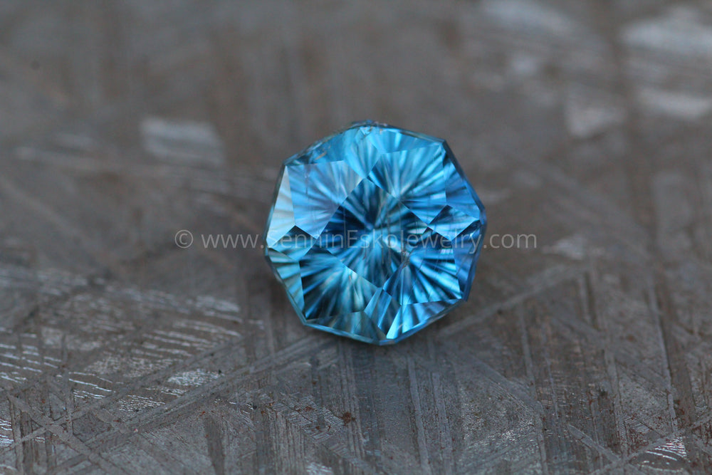 7.4 Carat Fantasy Cut Color Changing Blue/Purple Umba Sapphire, 11.1x10mm Sennin Esko Jewelry Beads, Blue Sapphire, Craft Supplies & Tools, Cushion Sapphire, Fantasy Cut, Fantasy Cut Sapphire, G Ready To Ship Gemstones