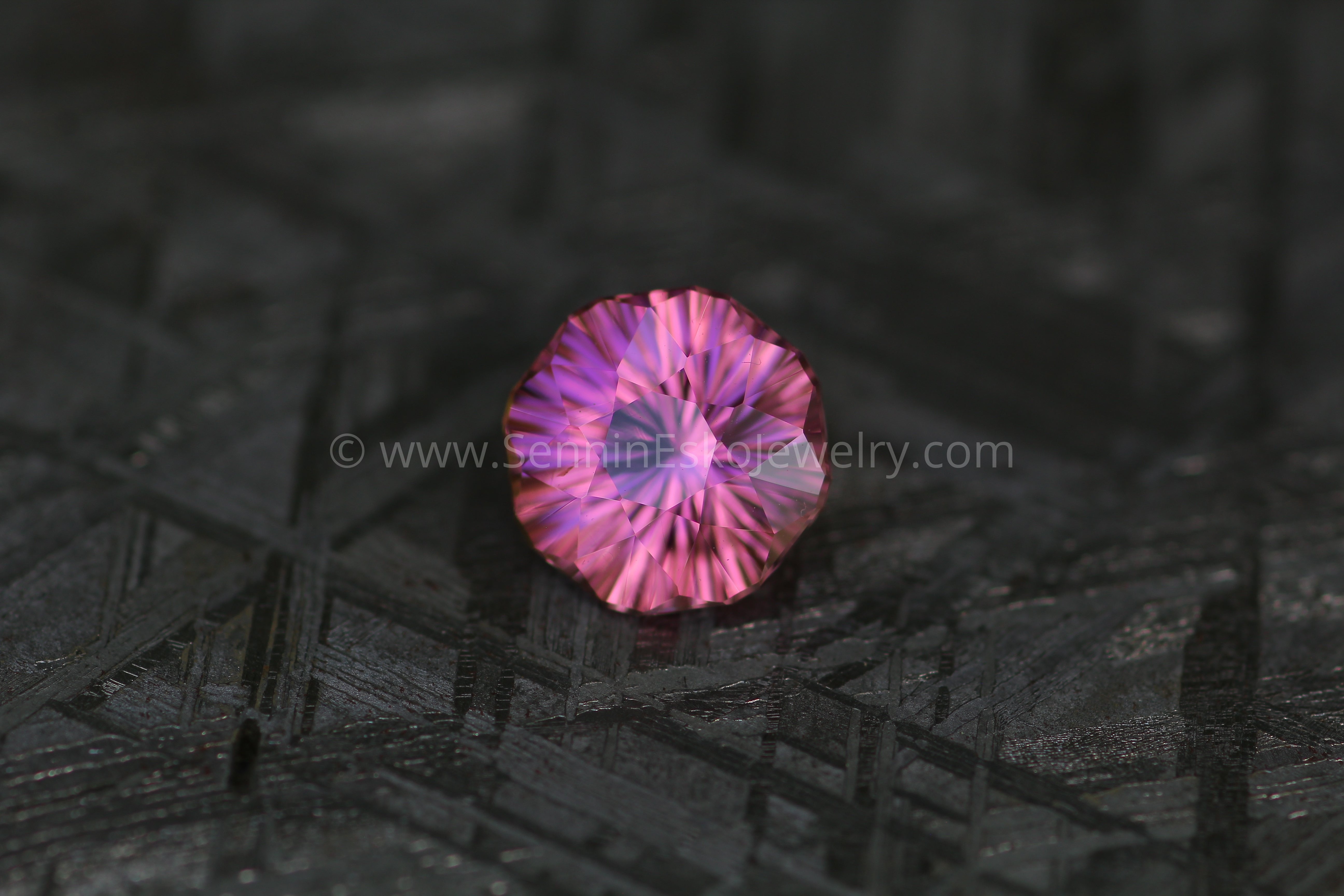 2.58ct Pink Tourmaline Hexakaidecagon - 8.8x8.4mm Fantasy Cut – Sennin Esko  Jewelry