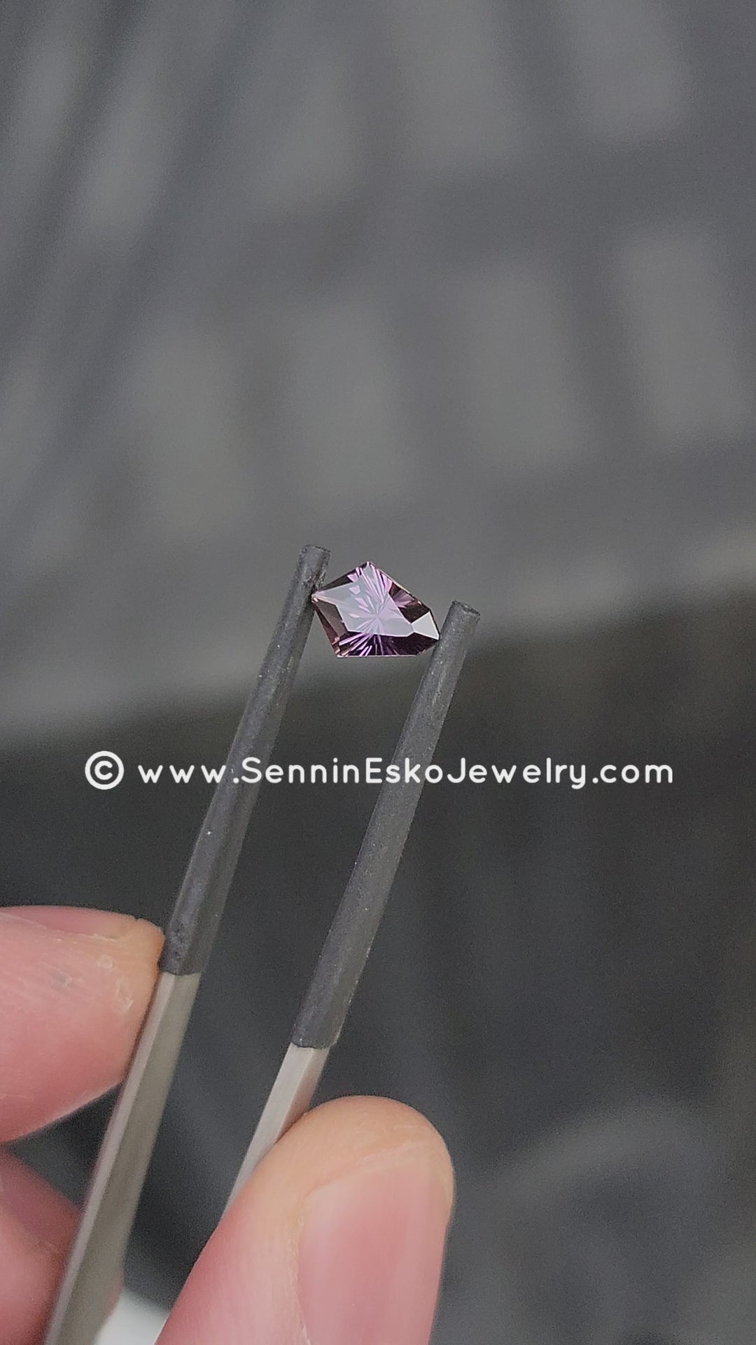 1.42 Carat Color Shifting Purple Sapphire Kite - 8.7x6mm, Fantasy Cut
