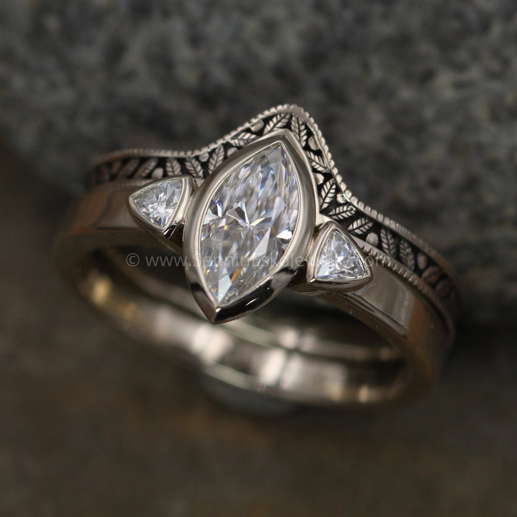 Vintage engagement store rings