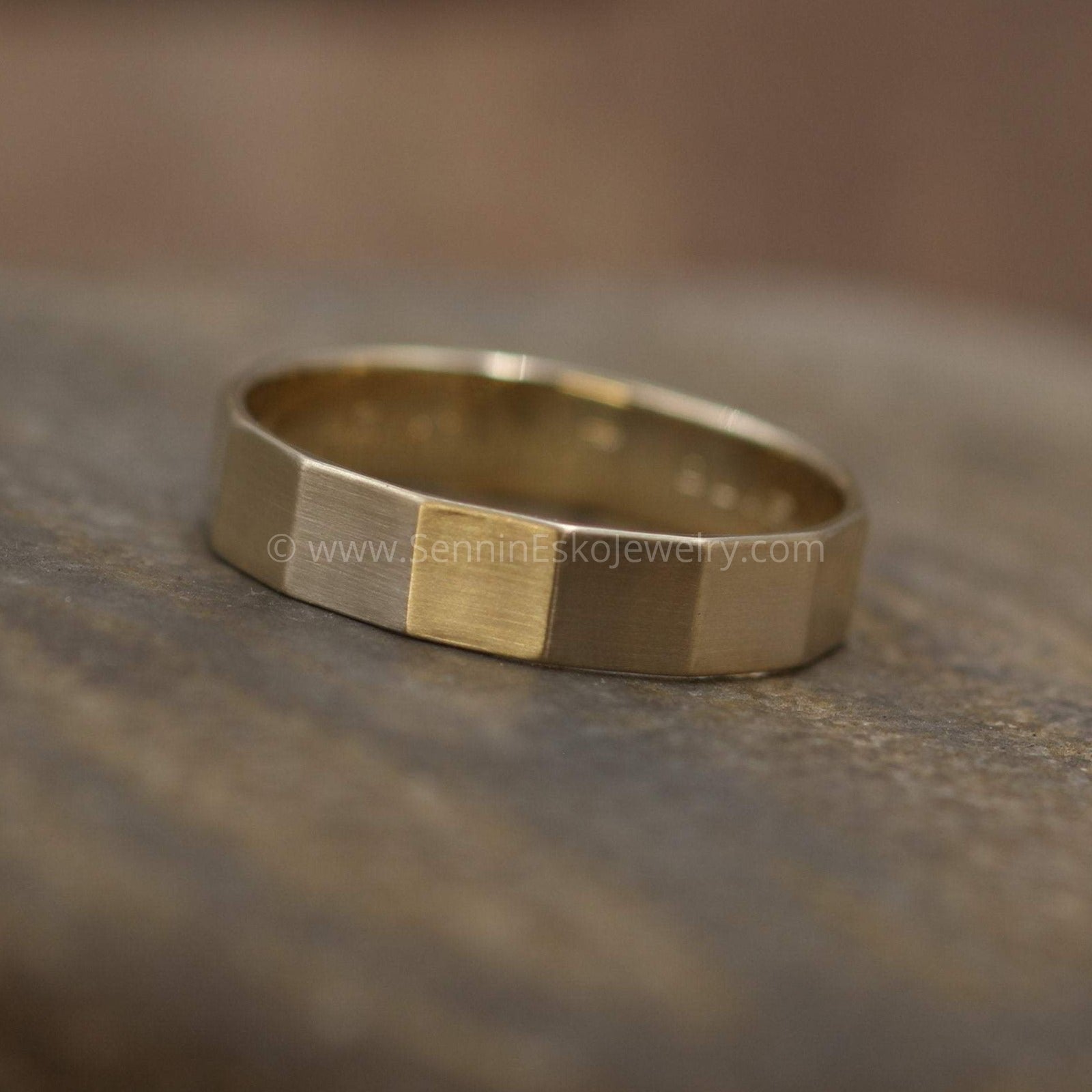 Classic Bands - Textured & Faceted – Sennin Esko Jewelry