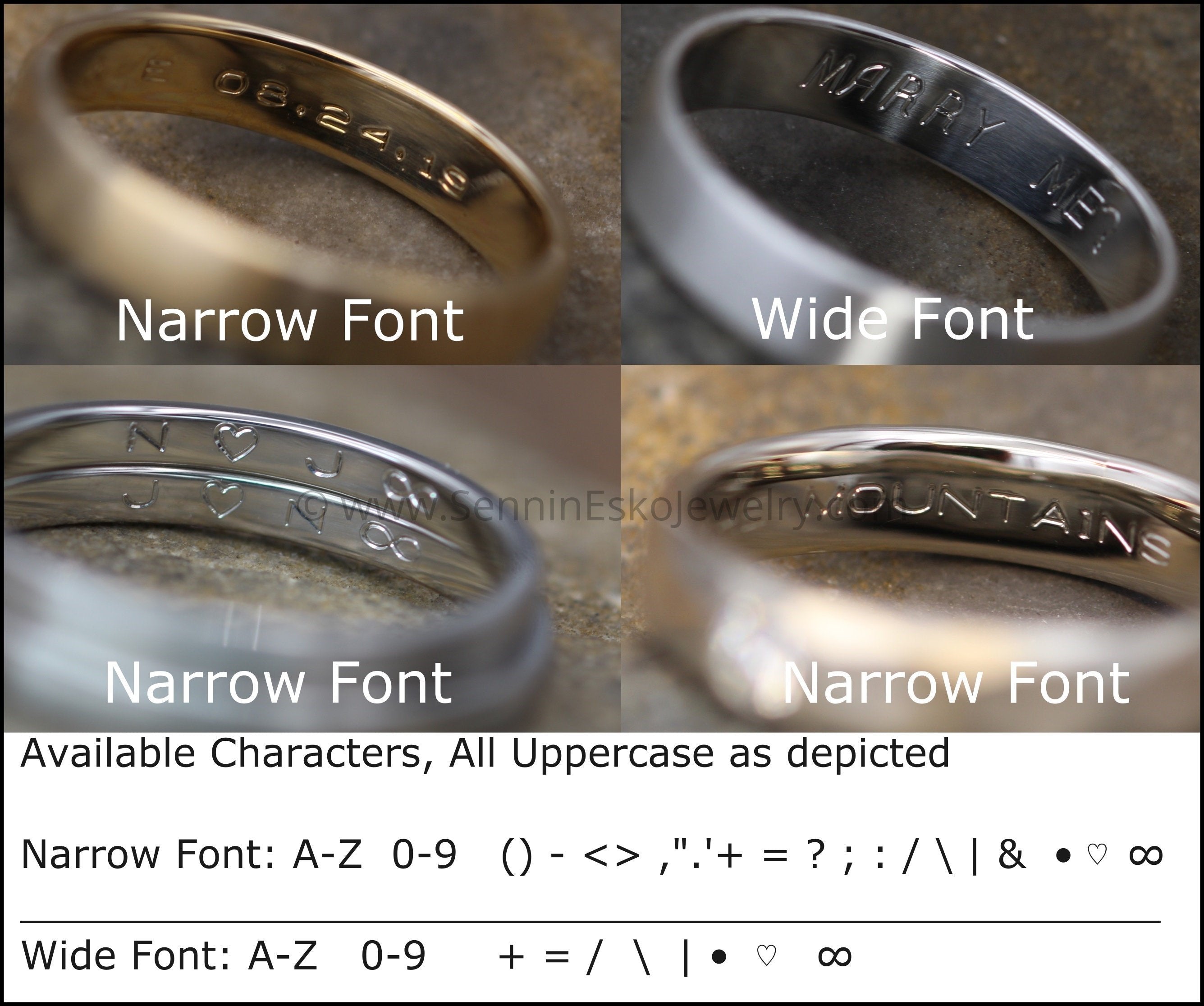 STERLING刻印　Phoebe ／Against The Grain Wheat Engraved Ring Knife-Edge Milgrain Band – Sennin Esko