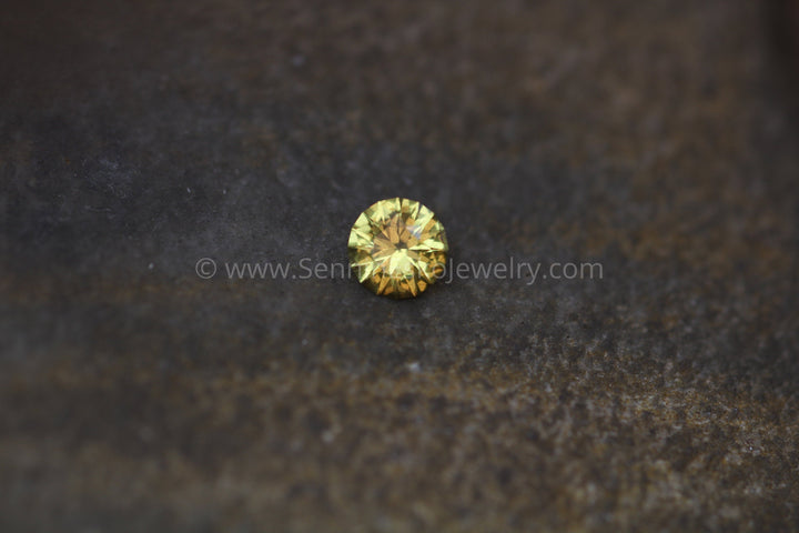 Umba 5mm, 0.48 ct Yellow Golden Sapphire - Golden Sapphire - African Sapphire - Sunshine Sapphire Sennin Esko Jewelry Africa Sapphire, Archive Tag, Beads, Craft Supplies & Tools, Fancy Sapphire, Fantasy Sapphire, Gems  Past Hand Cut Gemstones