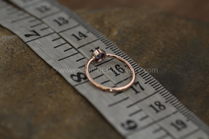 Custom Cut Tanzanite Rose Gold Bezel Ring - Tanzanite Engagement Ring - Tanzanite Solitaire Ring Sennin Esko Jewelry GEMSTONE TAG, Gold Tanzanite Ring, Jewelry, Natural Tanzanite, Rings, Rose Gold Stacking, Rose Gold  FINE RINGS / ENGAGEMENT