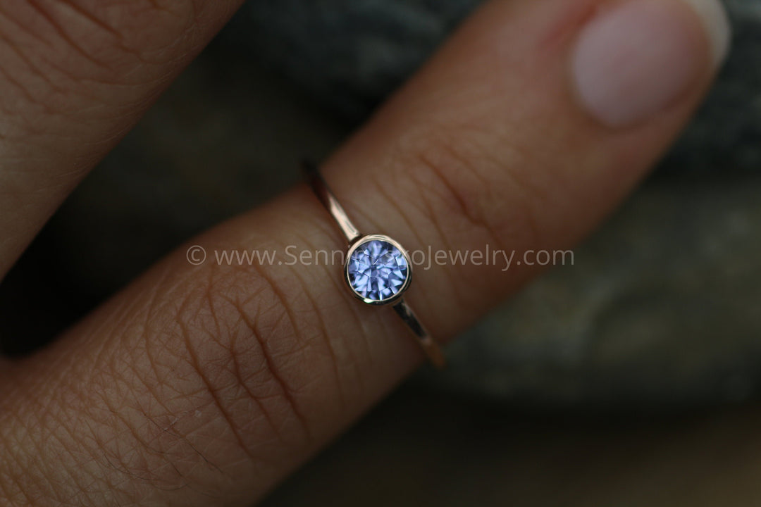 Custom Cut Tanzanite Rose Gold Bezel Ring - Tanzanite Engagement Ring - Tanzanite Solitaire Ring Sennin Esko Jewelry GEMSTONE TAG, Gold Tanzanite Ring, Jewelry, Natural Tanzanite, Rings, Rose Gold Stacking, Rose Gold  FINE RINGS / ENGAGEMENT