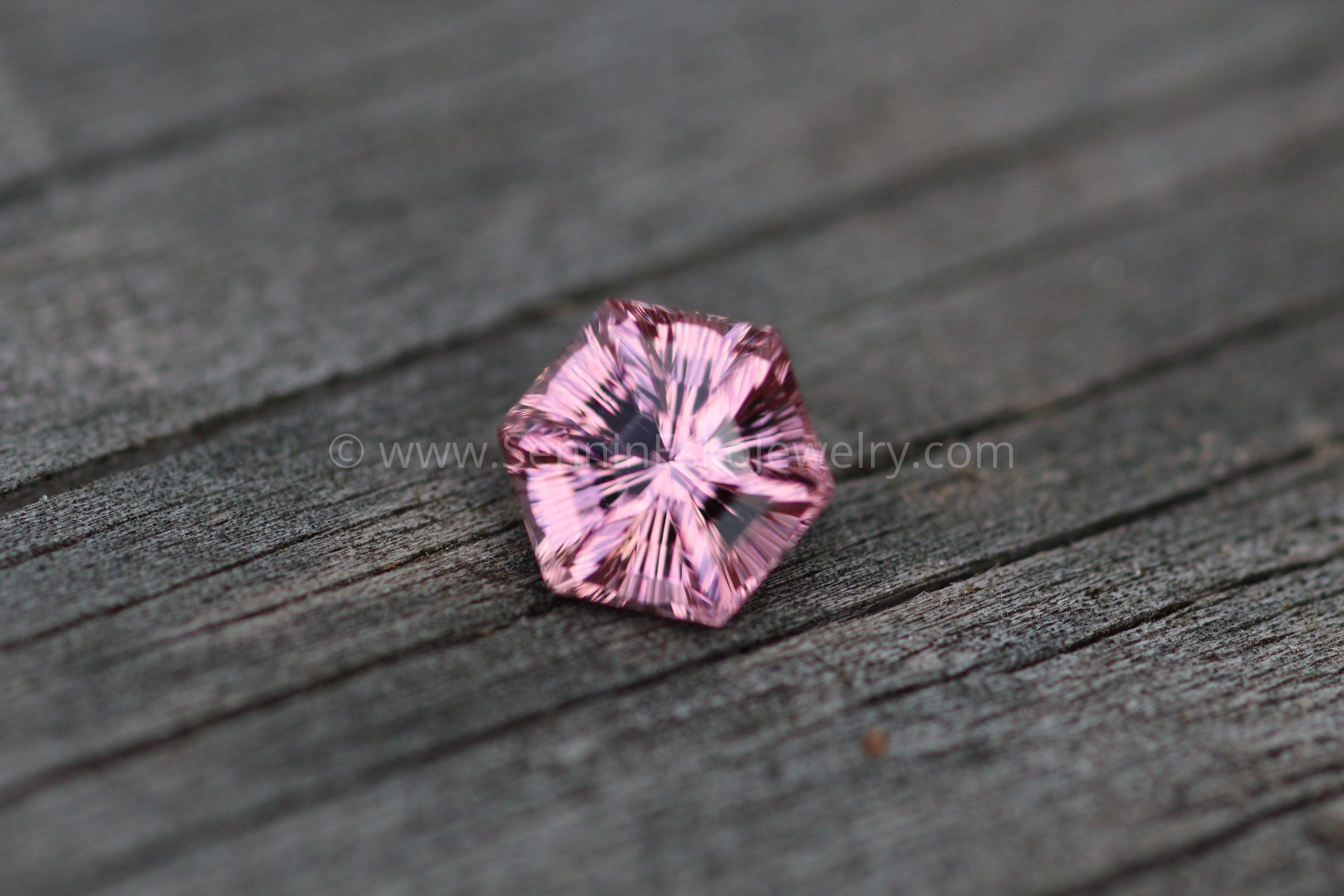 Fantasy Cut Pink Tourmaline - 8.4mm - 1.75 ct - Precision Cut