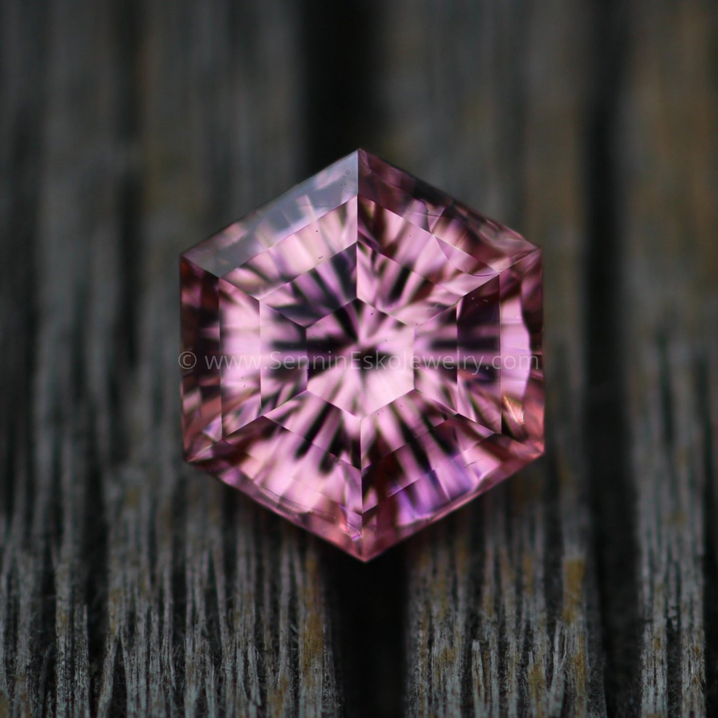 Fantasy Cut Pink Tourmaline - 8.4mm - 1.75 ct - Precision Cut