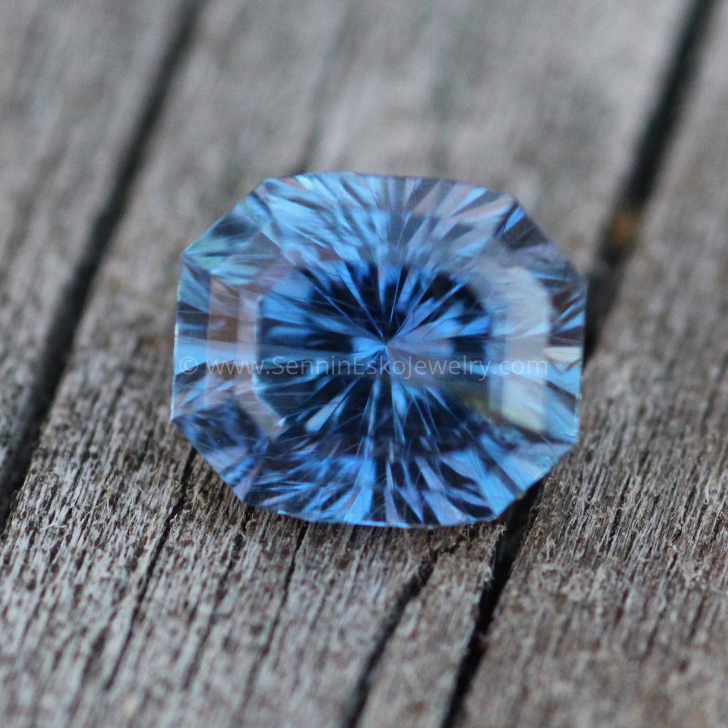 Blue Purple Sapphire Fantasy Cut 6.8x5.9mm, 1.53Carats - Umba