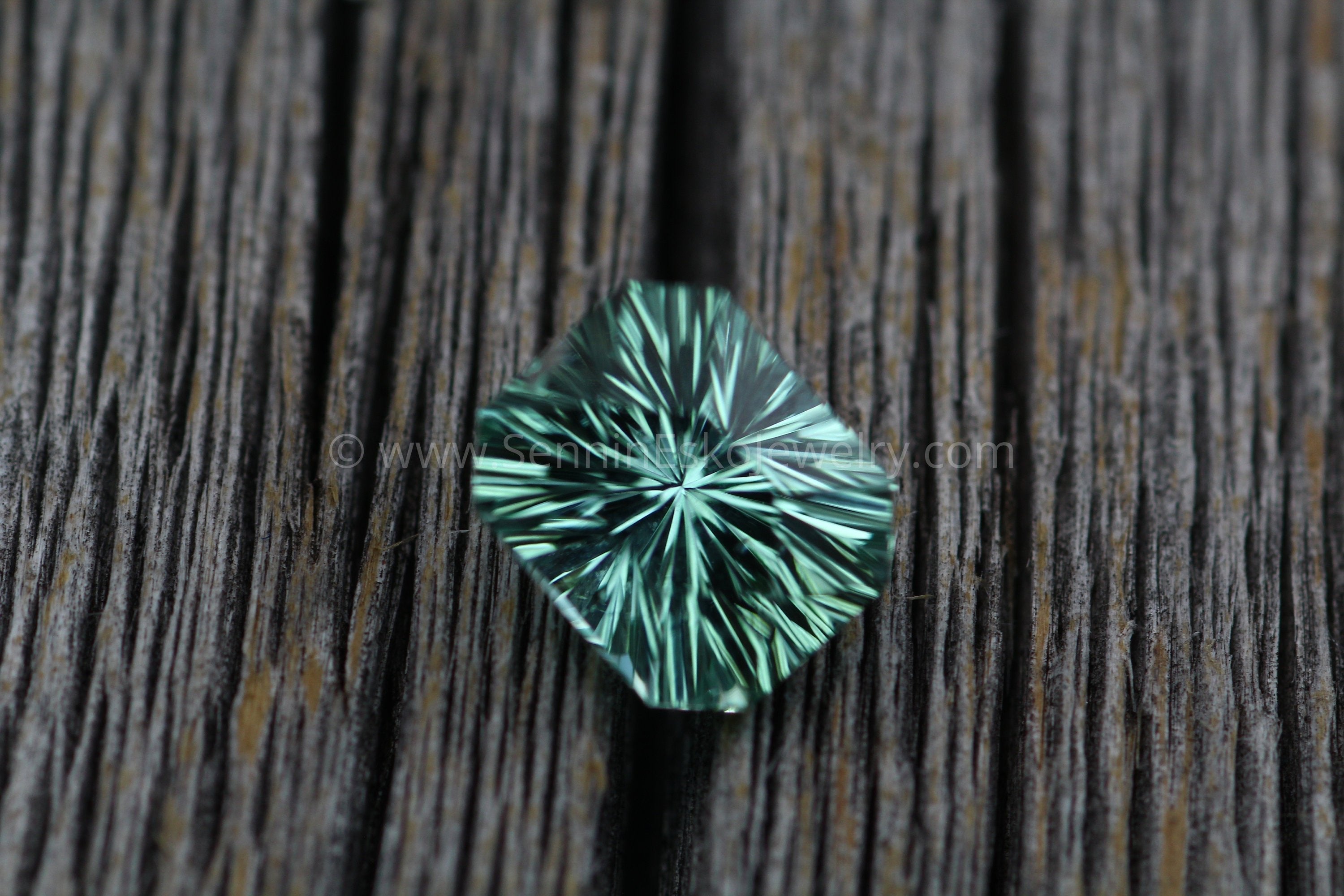 Fantasy Cut Mint Green Tourmaline - Octagon Cut Tourmaline
